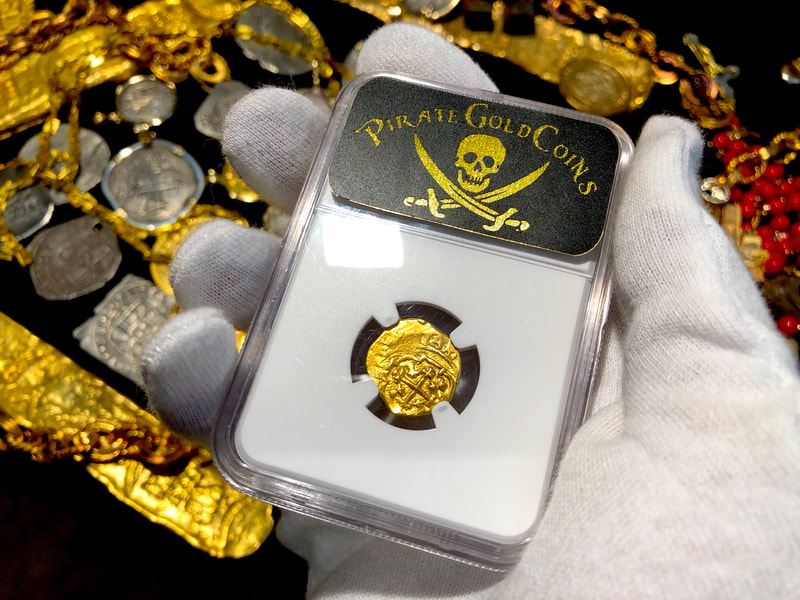 Mexico 1 Escudo 1712-15 "1715 Plate Fleet Shipwreck" NGC 53 9