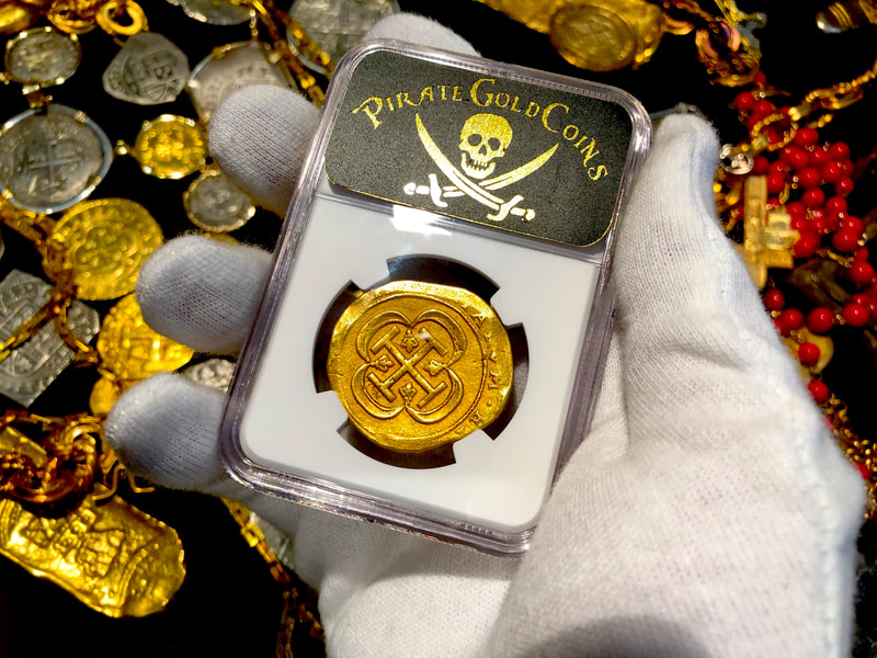 Mexico 8 Escudos 1715 "1715 Plate Fleet Shipwreck" NGC 58 13