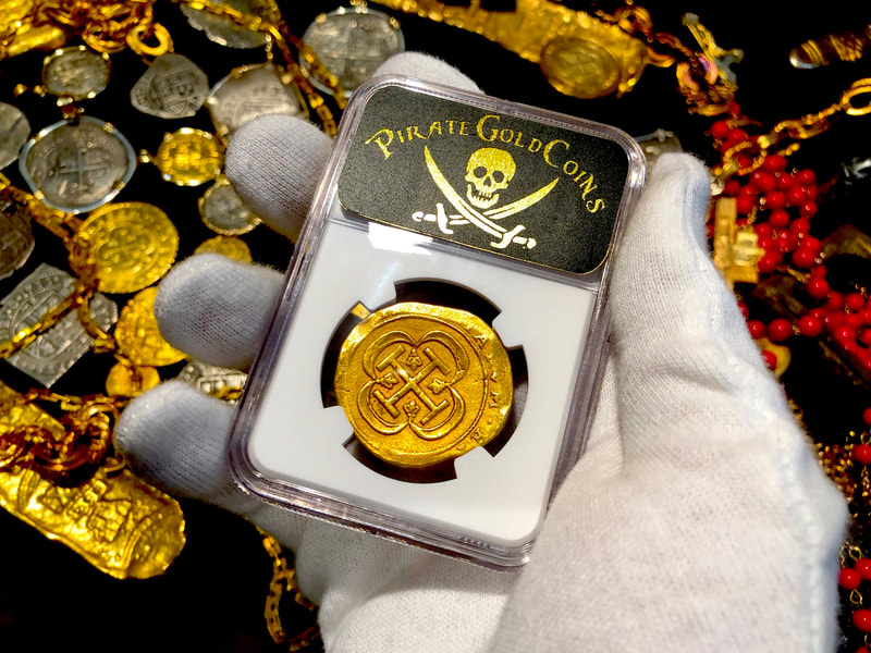 Mexico 8 Escudos 1715 "1715 Plate Fleet Shipwreck" NGC 58 14