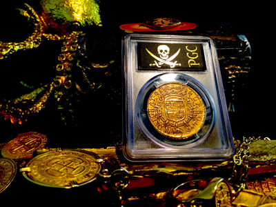 Spain  8 Escudos  1700  "Charles II"  PCGS 50 6