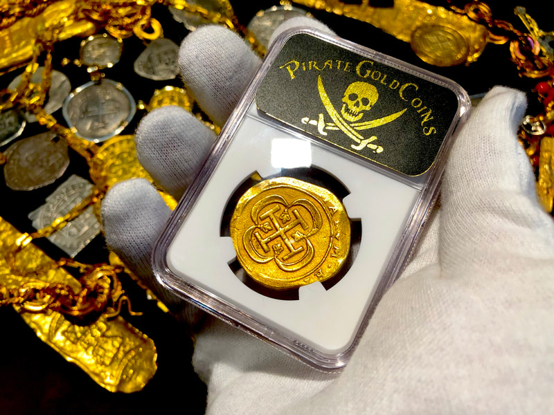 Mexico 8 Escudos 1715 "1715 Plate Fleet Shipwreck" NGC 58 17