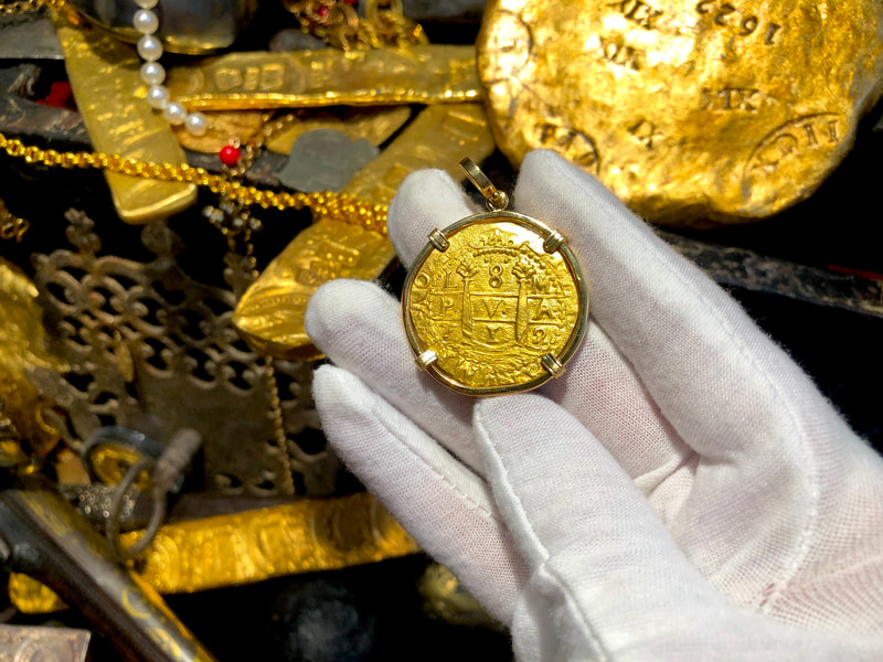 Peru 8 Escudos 1712 Treasure Jewelry 25