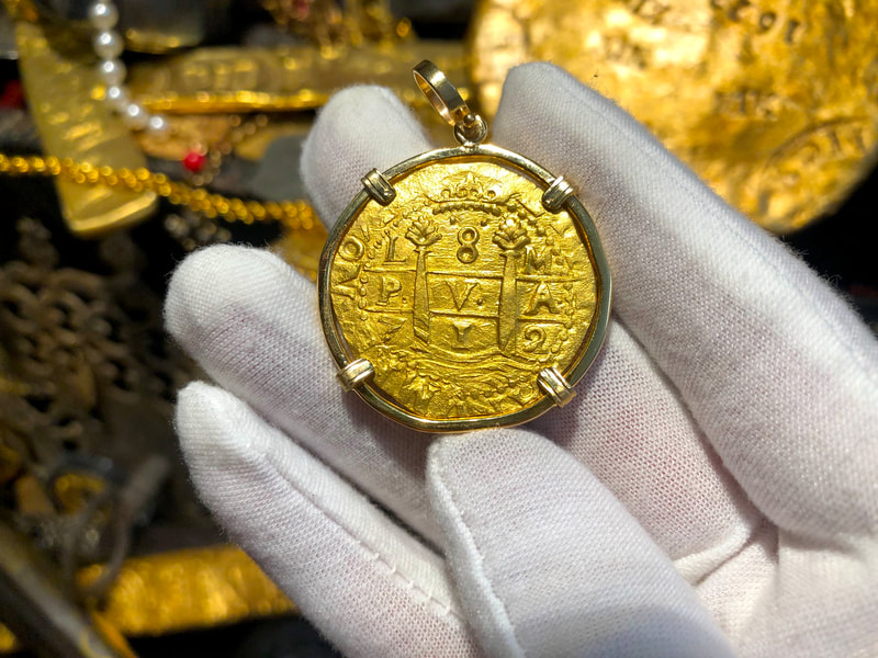 Peru 8 Escudos 1712 Treasure Jewelry 10
