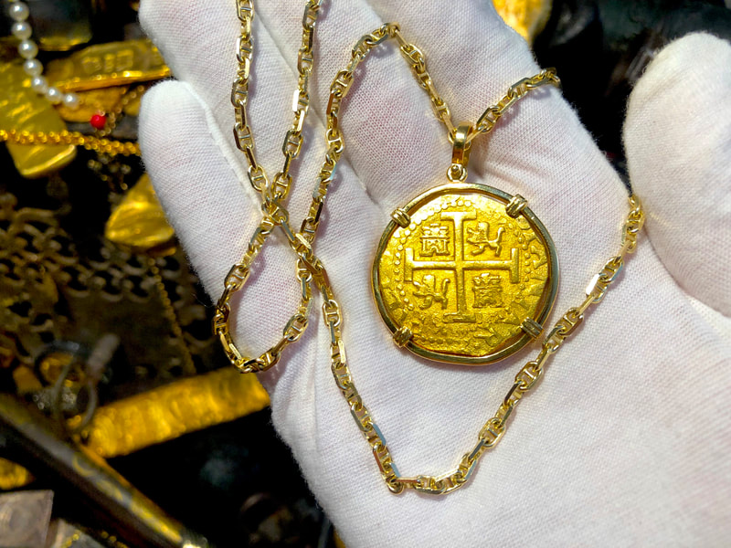 Peru 8 Escudos 1712 Treasure Jewelry 27