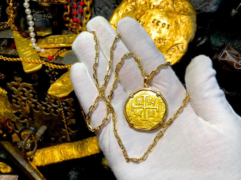 Peru 8 Escudos 1712 Treasure Jewelry 6