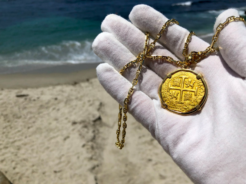 Peru 8 Escudos 1712 Treasure Jewelry 3