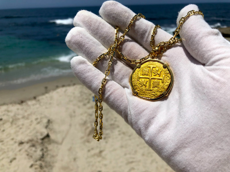 Peru 8 Escudos 1712 Treasure Jewelry 19