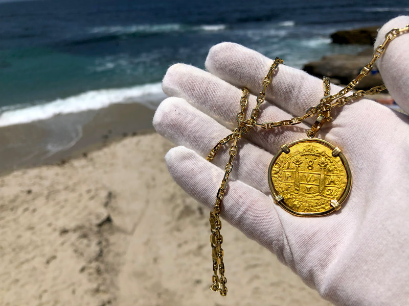 Peru 8 Escudos 1712 Treasure Jewelry 14