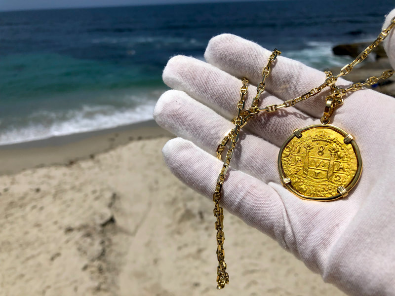 Peru 8 Escudos 1712 Treasure Jewelry 29