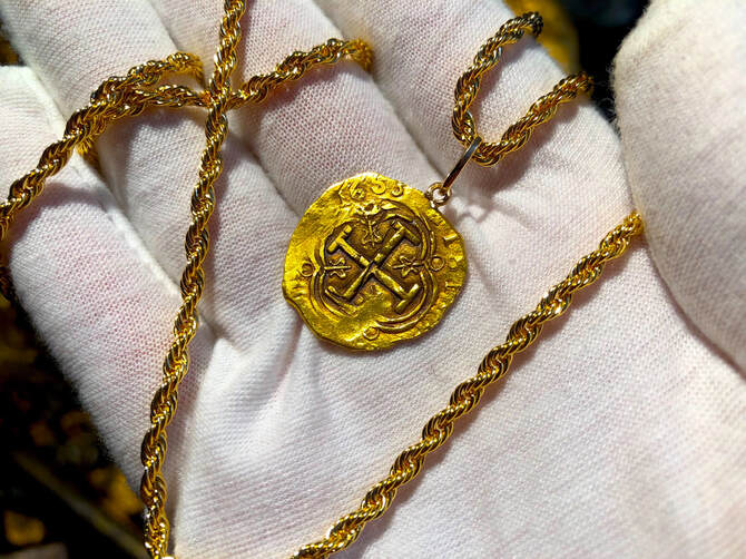 Spanish Gold Shipwreck Coin Jewelry 63