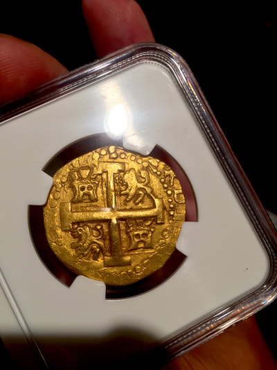 Peru 8 Escudos 1749/8 NGC 58 4