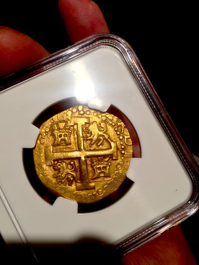 Peru 8 Escudos 1749/8 NGC 58 2