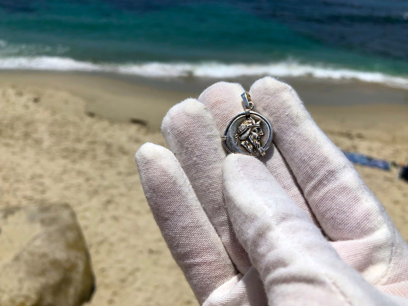 Roman Empire 90BC "Titus | Pegasus" Ancient Pendant 3