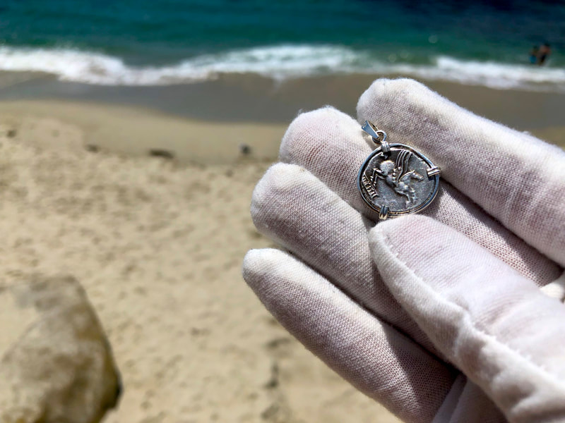 Roman Empire 90BC "Titus | Pegasus" Ancient Pendant 4