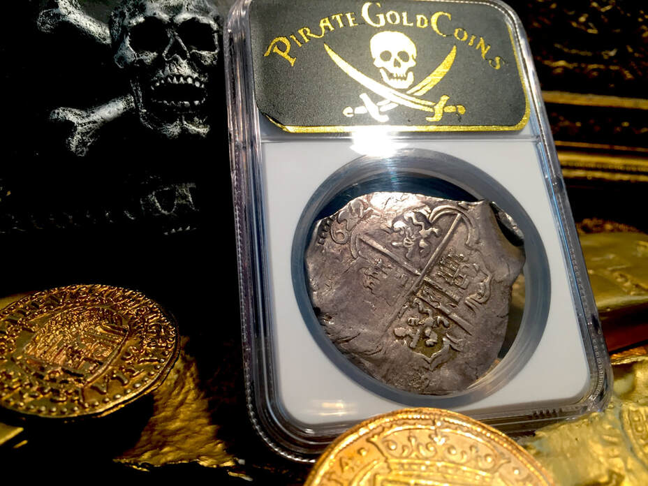 Spain 1622 "Full 4 Digit Date" 8 Reales NGC 50