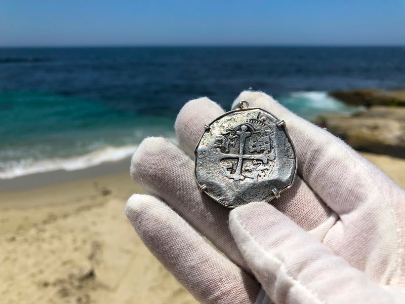 Mexico 8 Reales ND "Spice Islands Shipwreck 1629" Jewelry Treasure 2