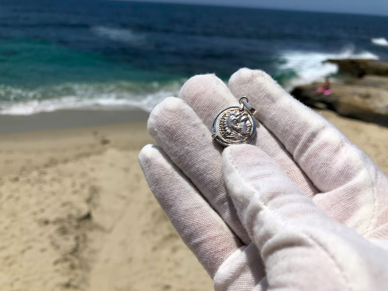 Roman Empire 336-323BC "Alexander the Great" Ancient Pendant 4