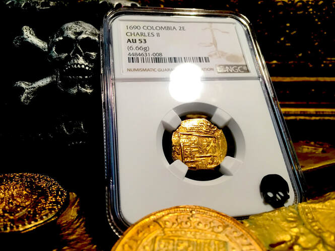 Pirate Gold Coins | Colombia 2 Escudos 29