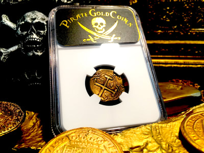 Colombia 2 Escudos 1690 Dated NGC 53 Shipwreck Treasure Gold Coin 4