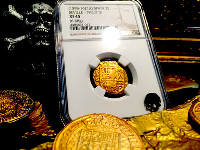Spain  2 Escudos  1622 NGC 45 2
