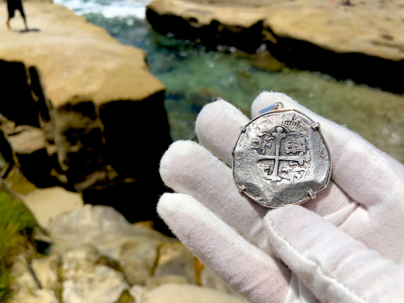 Mexico 8 Reales ND "Spice Islands Shipwreck 1629" Jewelry Treasure 6