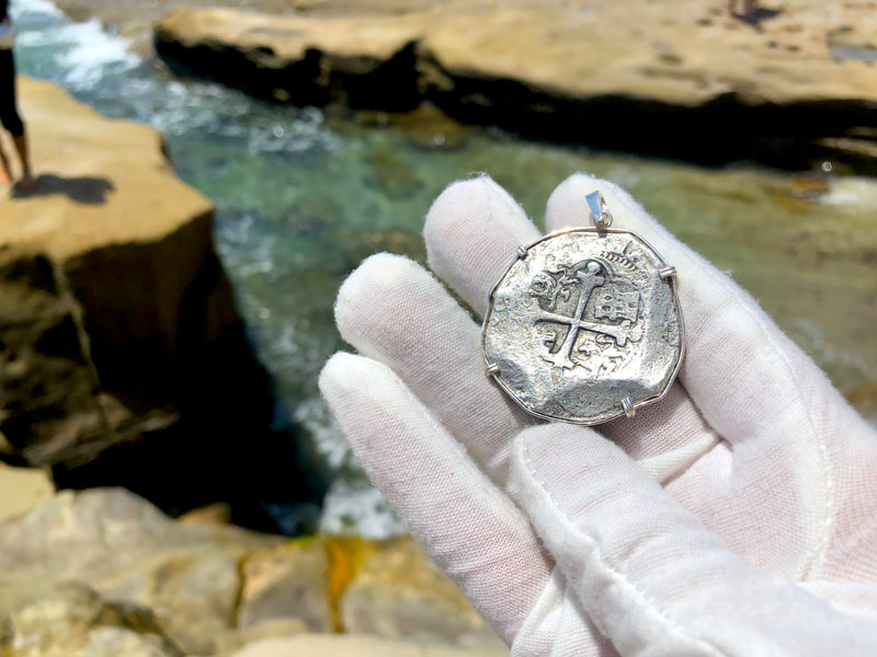Mexico 8 Reales ND "Spice Islands Shipwreck 1629" Jewelry Treasure 7