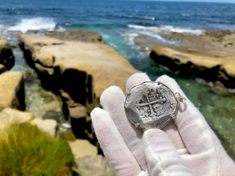 Mexico 8 Reales ND "Spice Islands Shipwreck 1629" Jewelry Treasure 3
