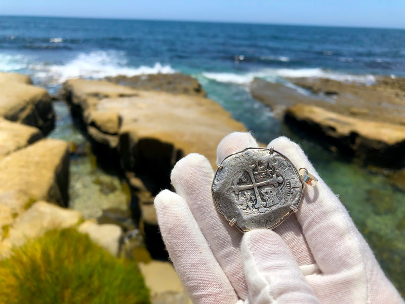 Mexico 8 Reales ND "Spice Islands Shipwreck 1629" Jewelry Treasure 8