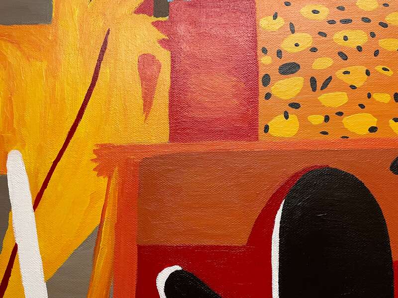 Treasure Paintings by JR Bissell: A Pirate Rendition of Basquiat's Triptych 10