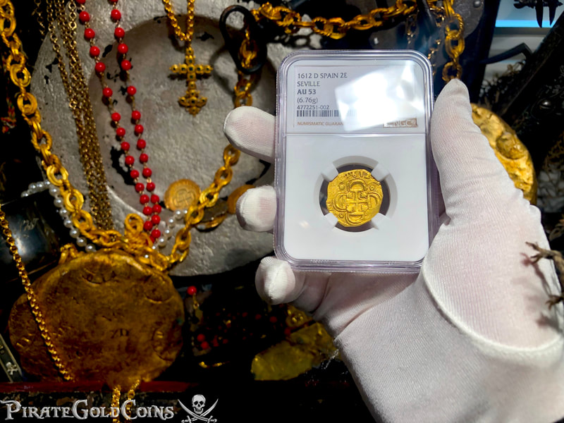 Spain 2 Escudos 1612 "Full 4 Digit Date" NGC 53 4