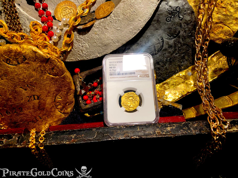 Spain 2 Escudos 1612 "Full 4 Digit Date" NGC 53 9