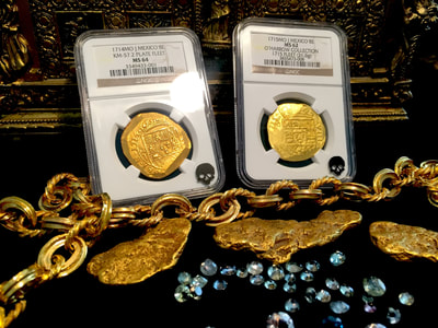 Mexico 1715  "Full Date - 1715 Plate Fleet Shipwreck"  NGC 62 28