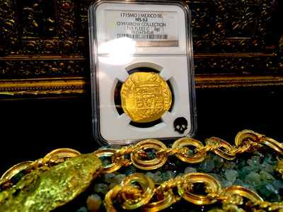 Mexico 1715  "Full Date - 1715 Plate Fleet Shipwreck"  NGC 62 15