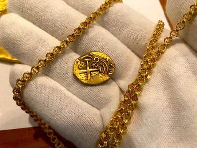 Colombia 2 Escudos 1700-13 "1715 Plate Fleet Shipwreck" NGC 53 10