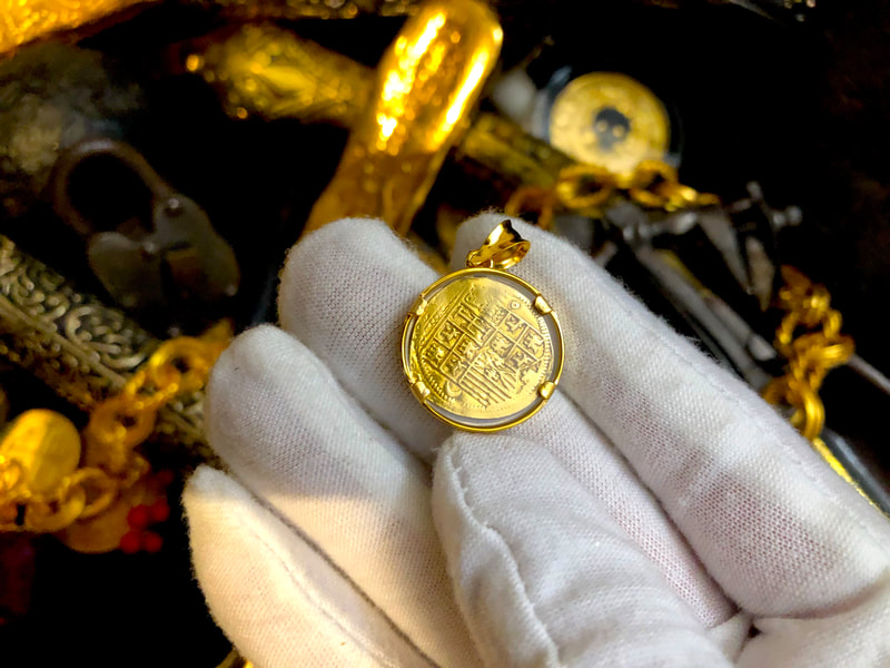 Spain 1 Escudo 1516-56 "B- Burgos Mint! RARE!" Treasure Pendant 3