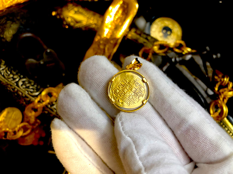 Spain 1 Escudo 1516-56 "B- Burgos Mint! RARE!" Treasure Pendant 5