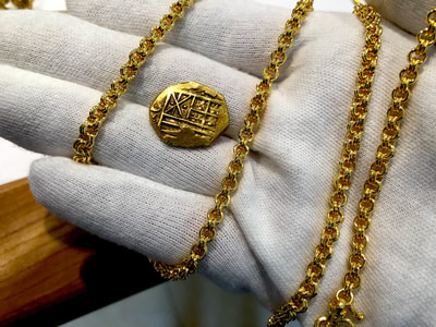 Colombia 2 Escudos 1700-13 "1715 Plate Fleet Shipwreck" NGC 53 5