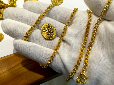 Colombia 2 Escudos 1700-13 "1715 Plate Fleet Shipwreck" NGC 53 7