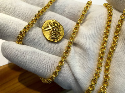 Colombia 2 Escudos 1700-13 "1715 Plate Fleet Shipwreck" NGC 53 2