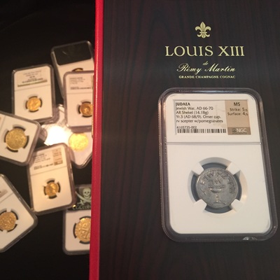 JUDAEA 66AD  SHEKEL  "JEWISH WAR- GREAT REVOLT"  2 YR  ~ NGC Ch XF 5x3 ~  JERUSALEM COIN  JEW 5