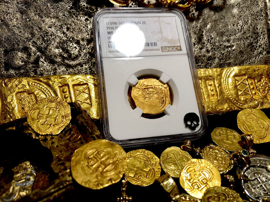 Spain 2 Escudos 1598-1621 "Philip III- NGC 61