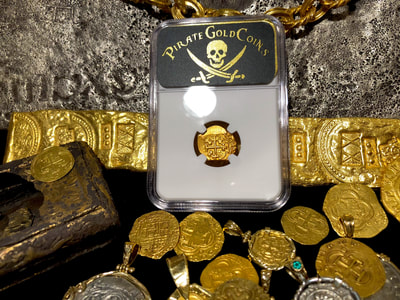 Mexico 1 Escudo 1711 "Dated - 1715 Plate Fleet Shipwreck" NGC 58 8