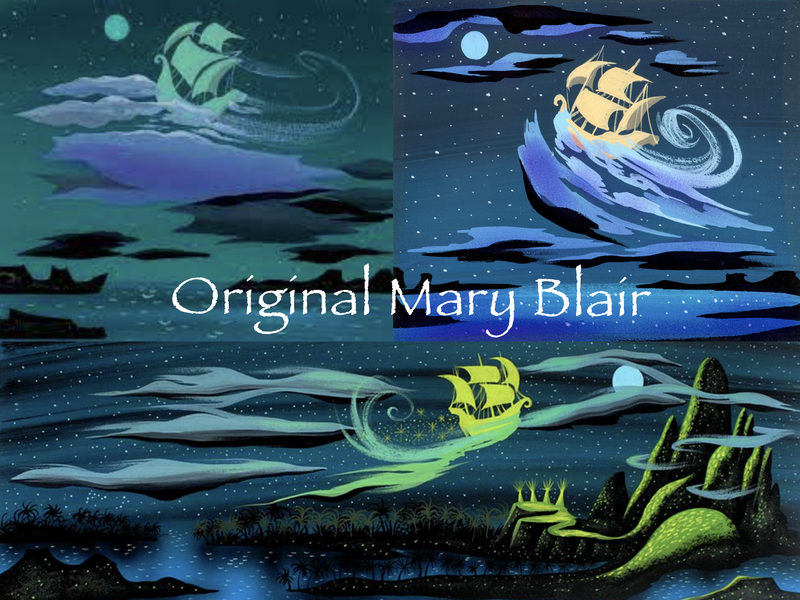 Treasure Paintings by JR Bissell: Marc Chagall x Mary Blair "The Color Love" 8