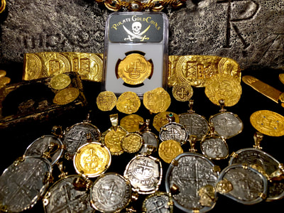 Mexico 8 Escudos 1715 "1715 Plate Fleet Shipwreck" NGC 61 16