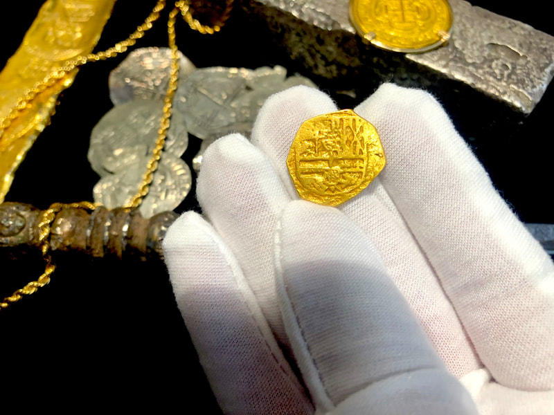 Spain 2 Escudos 1556-98 "Full Cross" RAW 5