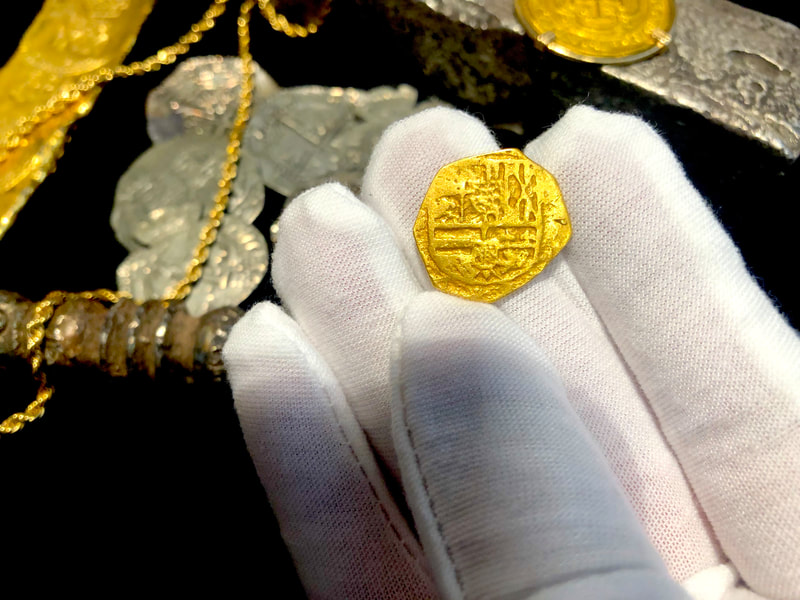 Spain 2 Escudos 1556-98 "Full Cross" RAW 6