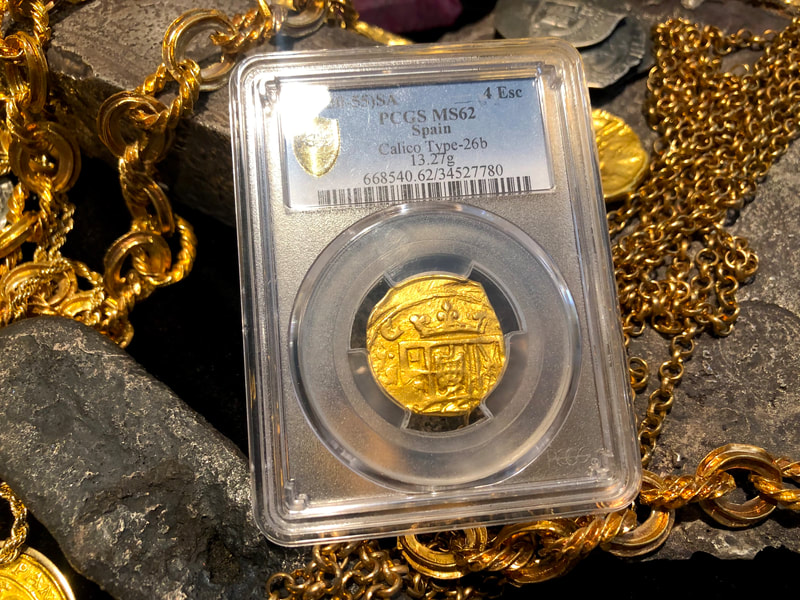 Spain 4 Escudos 1630-55 "Brute Style" PCGS 62 9