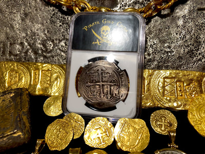 Mexico 8 Reales 1609 Dated "Royal Like" NGC 25 9