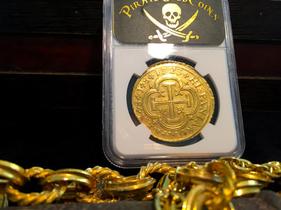 Spain  8 Escudos  1723  "Only 3 Known- Full 4 Digit Date"  NGC 55 7