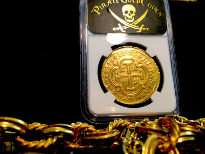 Spain  8 Escudos  1723  "Only 3 Known- Full 4 Digit Date"  NGC 55 4